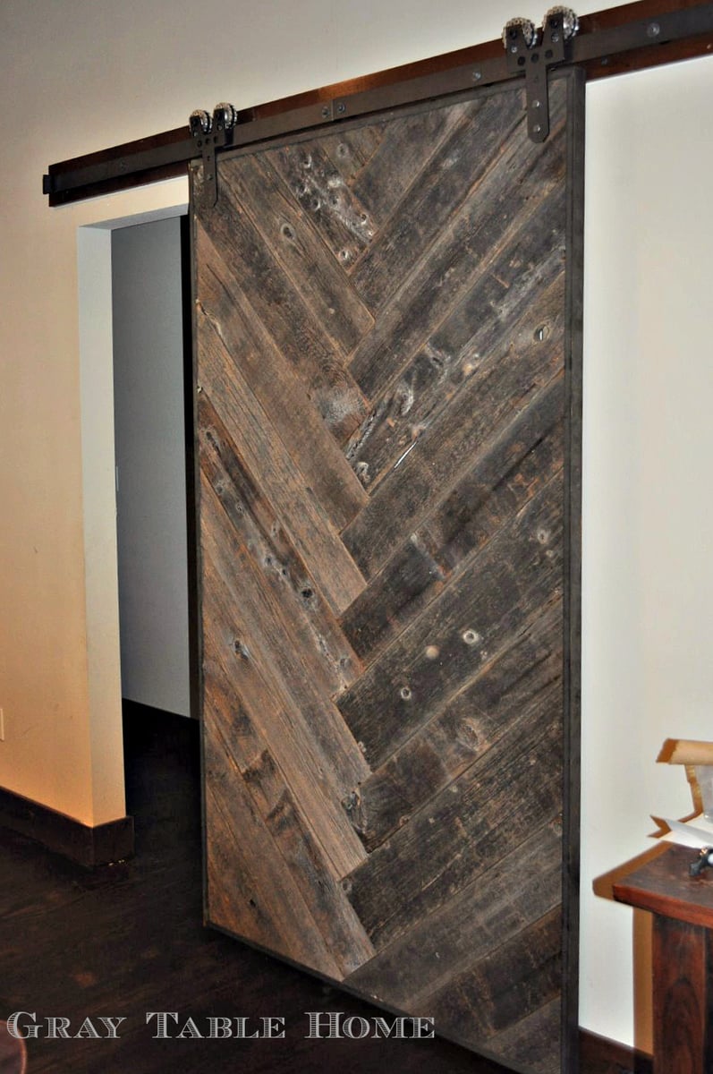 Ana White | DIY Herringbone Barn Door - DIY Projects